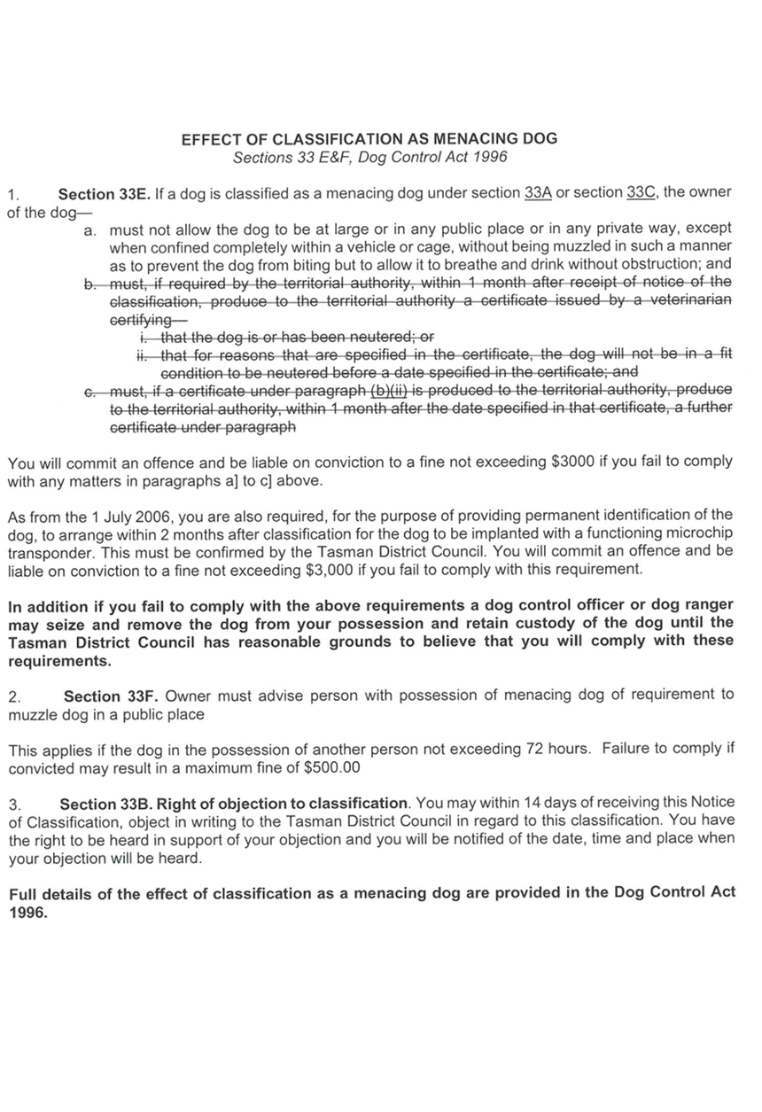 Agenda of Animal Control Tuesday, 11 April 2023