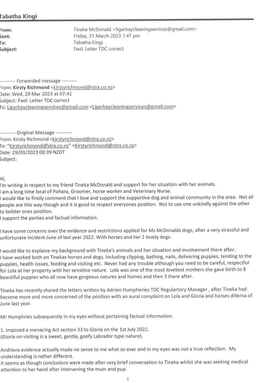 Agenda of Animal Control Tuesday, 11 April 2023