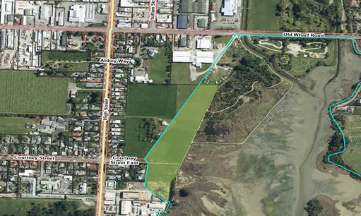 A satellite view of a city

Description automatically generated