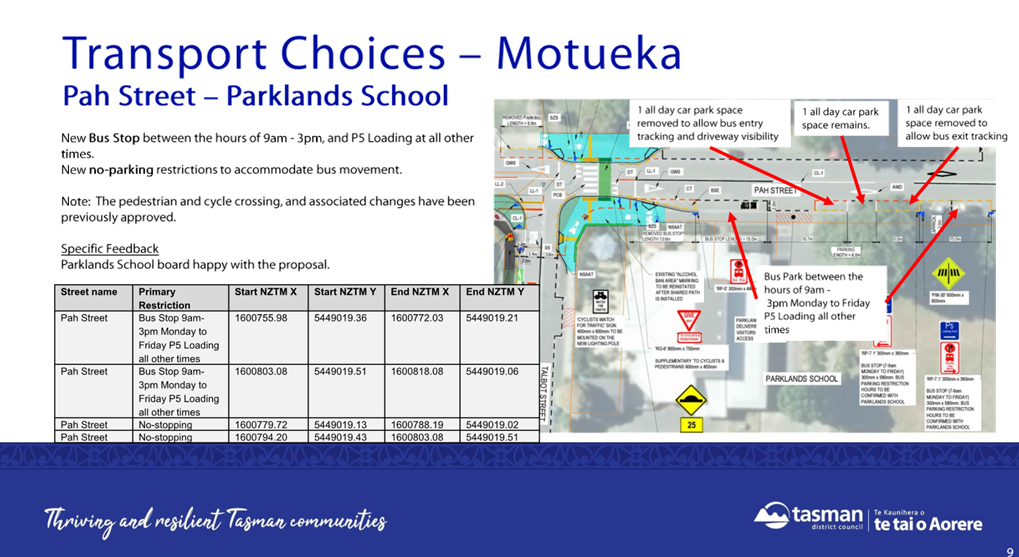 A blue and white sign with a map

Description automatically generated