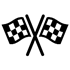 Race Flag with solid fill