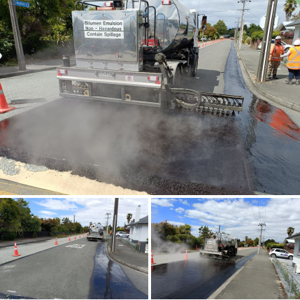 A collage of a road construction

Description automatically generated