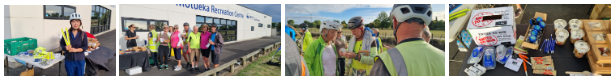 A group of people standing in a line

Description automatically generated