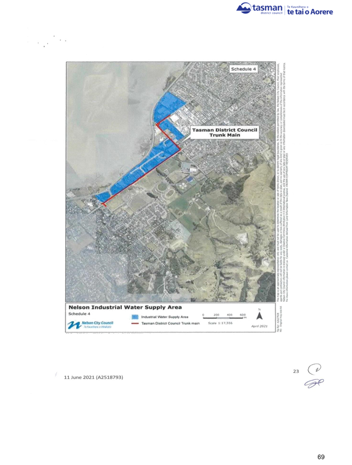 A map of a water supply area

Description automatically generated