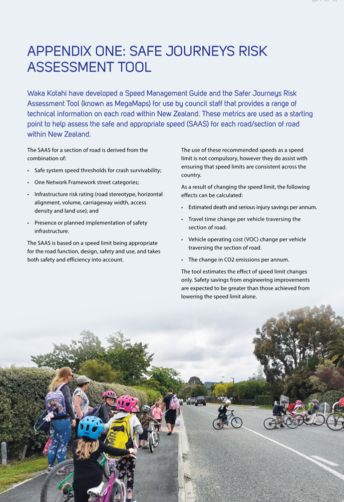 A group of people walking on a road with bicycles

Description automatically generated