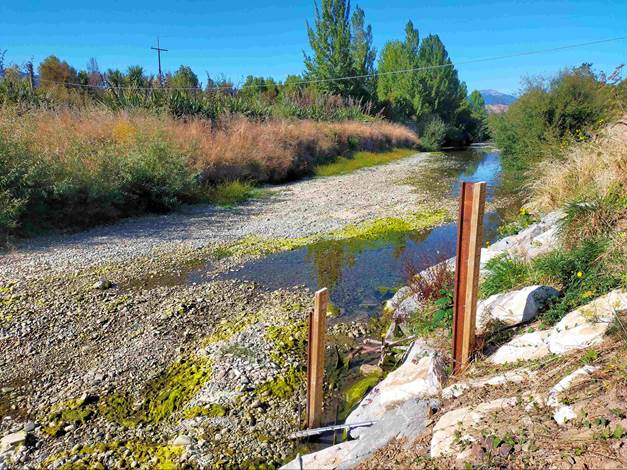 A river running through a grassy area

Description automatically generated