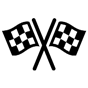Race Flag with solid fill