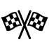 Race Flag with solid fill