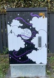 A black and white box with white clouds and stars

AI-generated content may be incorrect.
