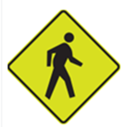 A yellow sign with a person walking

AI-generated content may be incorrect.